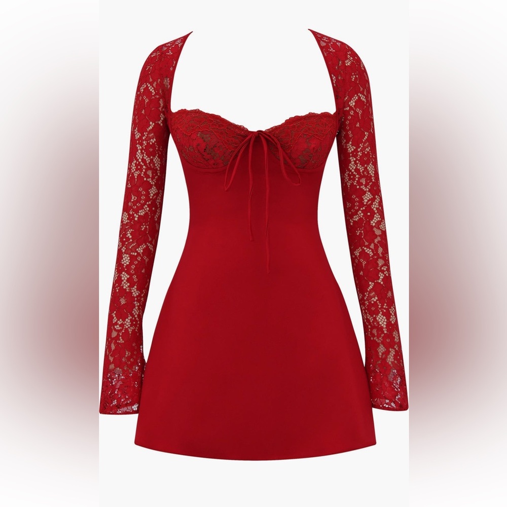 Red mini house of CB dress